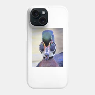 Wood duck closeup Phone Case