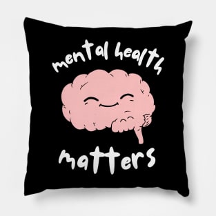 Mental Health Matters Awareness Brain Pillow