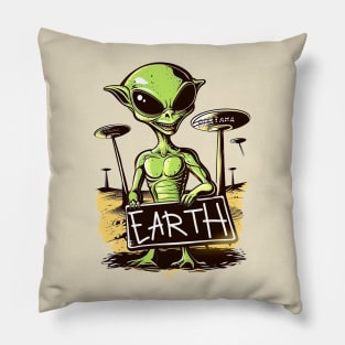 Earth Alien Pillow