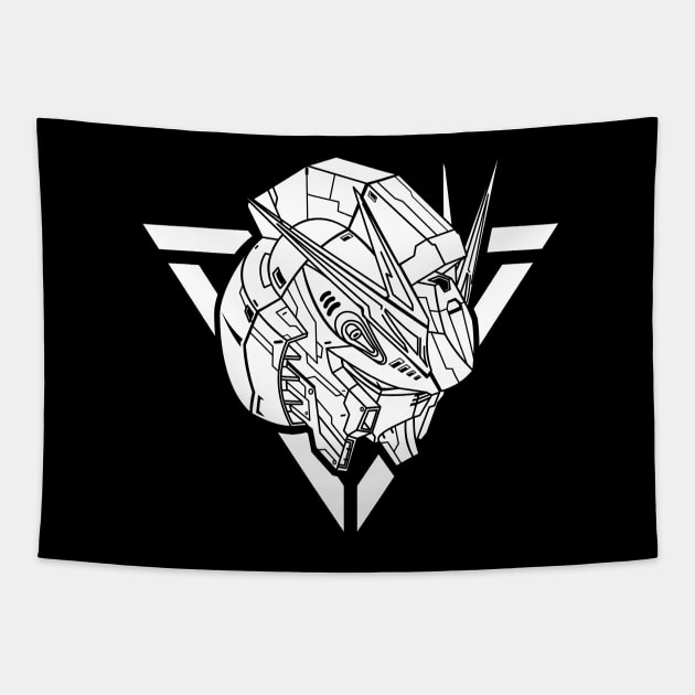 Gundam NU RX93 White Tapestry by garistipis