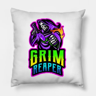 Grim Reaper Double Pistols Pillow