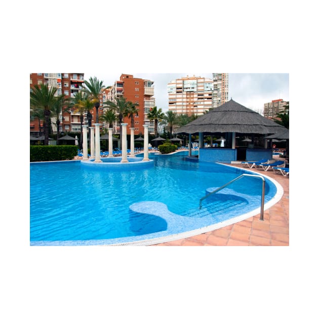 Solana Hotel Swimming Pool Benidorm Spain by AndyEvansPhotos