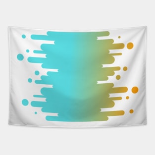 blue orange gradient texture Tapestry