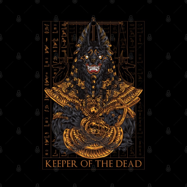 Anubis Keeper of the dead by Beltschazar