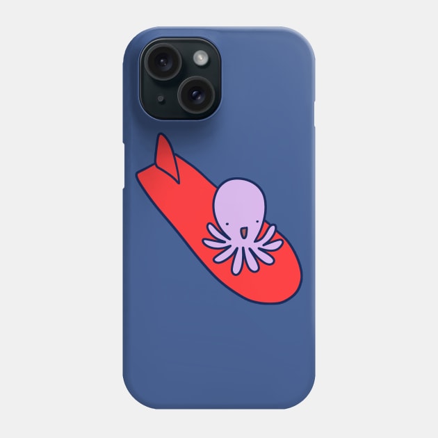 Surfing Octopus Phone Case by saradaboru