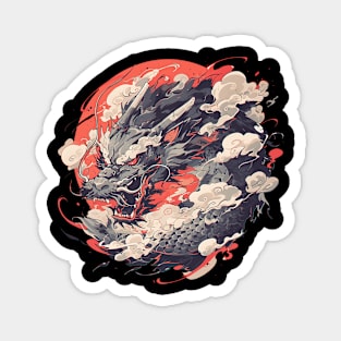 japanese dragon Magnet