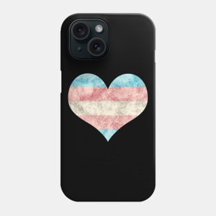 Trans Pride Heart - Watercolor Phone Case