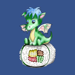 sushi lover baby dragon roll T-Shirt