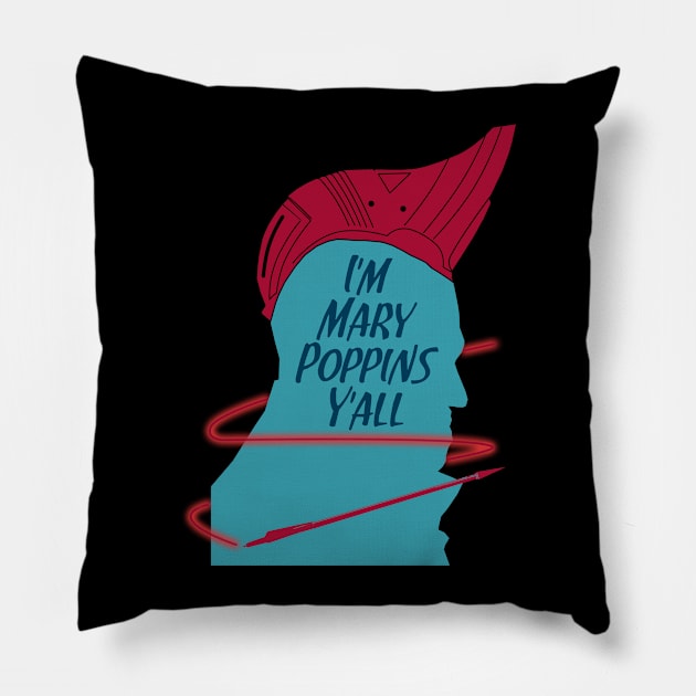 Mary Poppins Pillow by aliciahasthephonebox