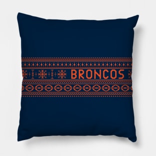 Broncos / Xmas Edition Pillow