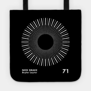 Nick Drake / Bryter Layter / Minimalist Artwork Design Tote