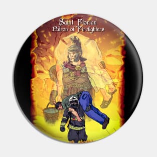 Saint Florian Firefighters Patron Pin