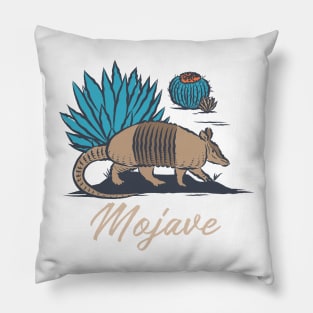 mojave desert armadillo Pillow