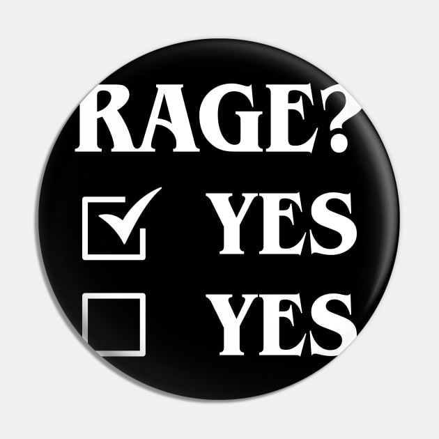 Rage Definitely Yes Barbarian Funny Tabletop Meme Pin by pixeptional