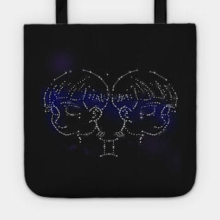 Copy of Gemini Twins Constellation Vash and Knives Painted Sky Tote