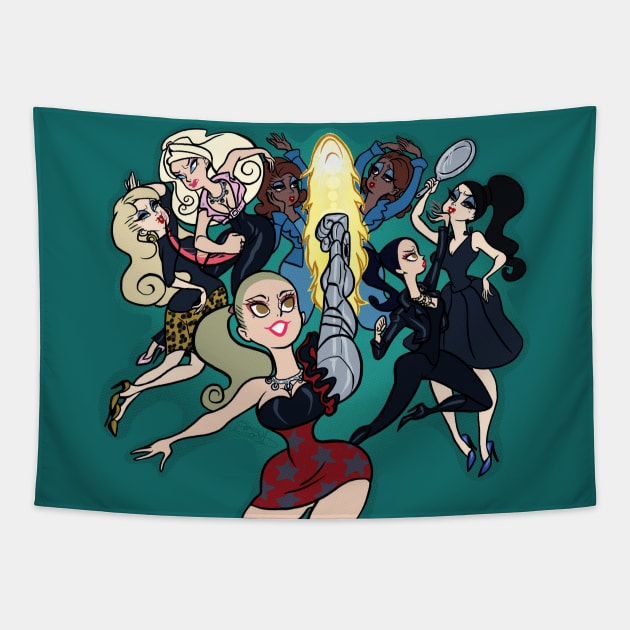 MPGIS EPIC BATTLE Tapestry by EYESofCORAL