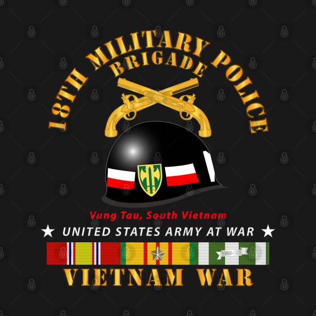 18th MP Brigade - Helmet -  Vietnam w SVC by twix123844