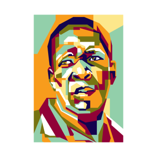 Abstract Geometric John Coltrane in WPAP T-Shirt