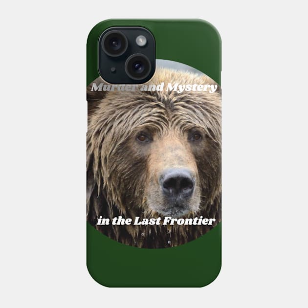 Kodiak Bear Head Murder and Mystery Phone Case by MurderLF