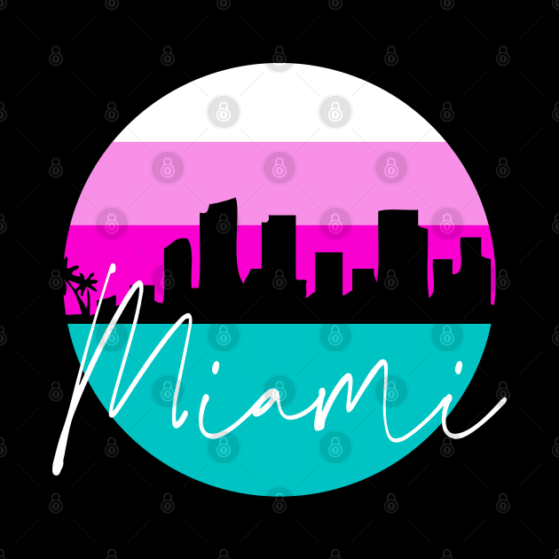 Miami Skyline South Beach by funandgames