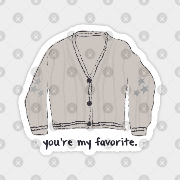 Favorite Sweater Magnet by fashionsforfans