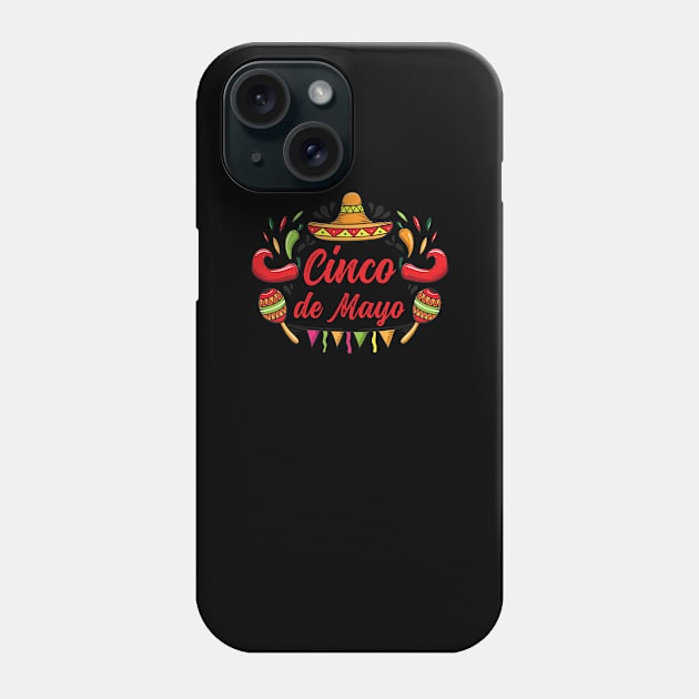 Cinco de Mayo Day Phone Case by vladocar