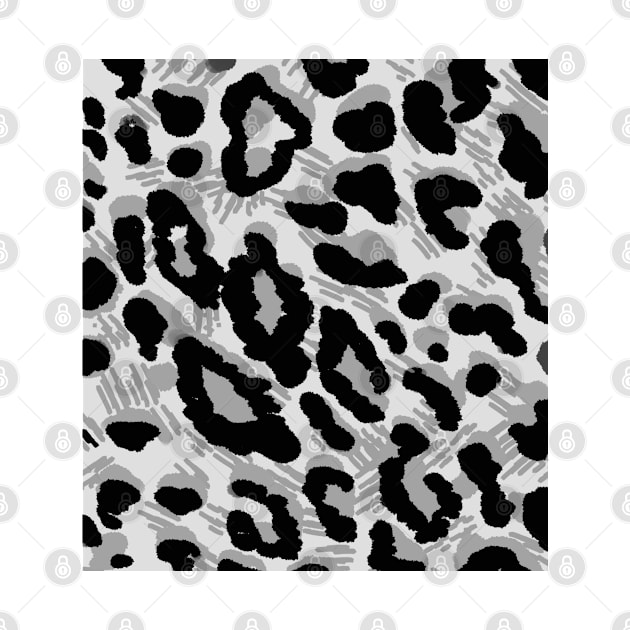 Leopard animal print pattern by Spinkly