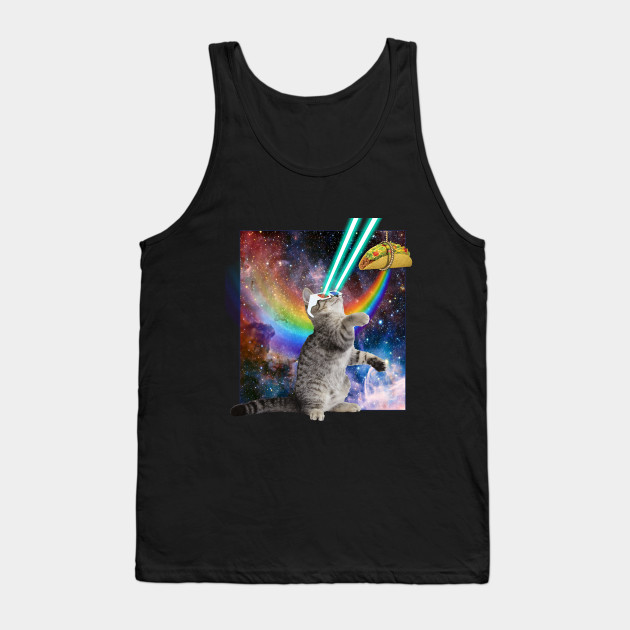 Laser Cat Chasing A Rainbow Taco 3d Glasses Space Gift