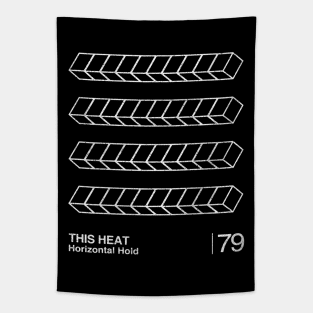 This Heat / Minimalist Graphic Artwork Design Tapestry