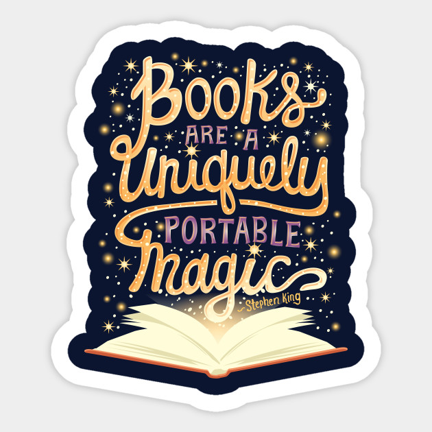 Books are magic - Books - Sticker