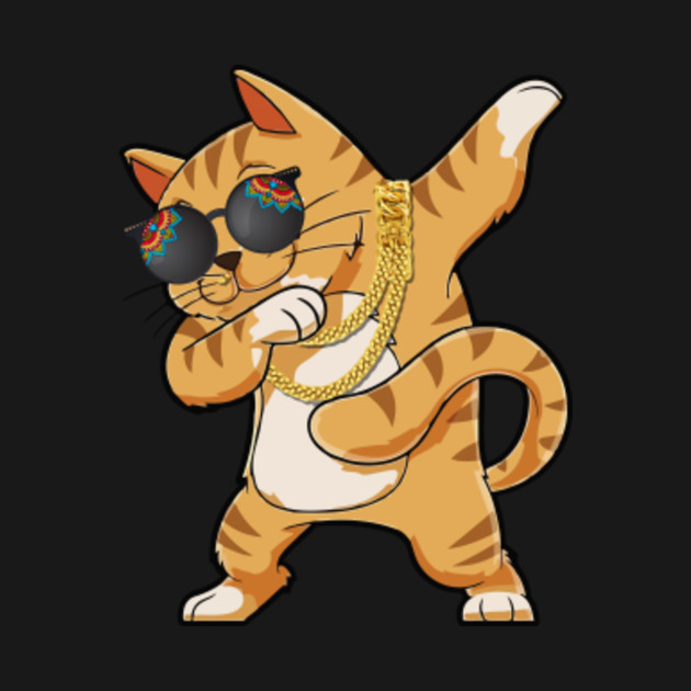 DABBING CAT funny dabbing animal shirts kitten dab - Dabbing Cat - Kids ...