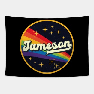 Jameson // Rainbow In Space Vintage Style Tapestry