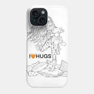 I love Hugs Phone Case