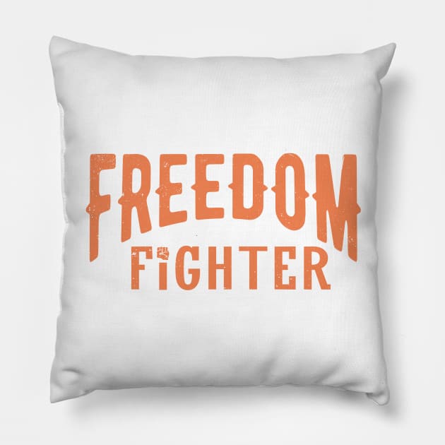 Freedom Fighter Pillow by keshanDSTR