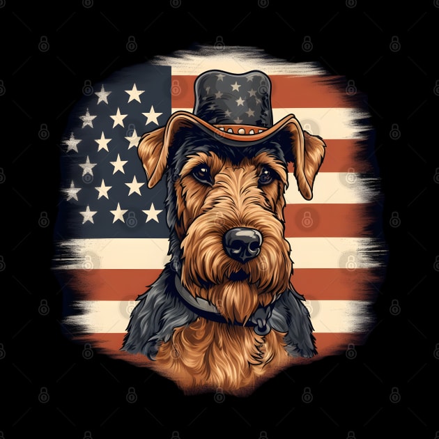 Welsh Terrier 4th of July by NatashaCuteShop