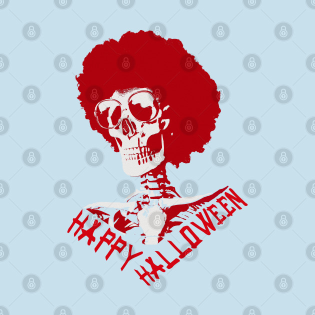 Discover Afro Skull Funny Halloween - Halloween Skulls - T-Shirt