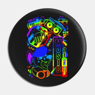 Kjisu's Gay Nightlife Furry Design Pin