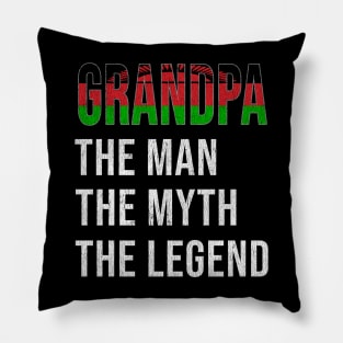 Grand Father Malawian Grandpa The Man The Myth The Legend - Gift for Malawian Dad With Roots From  Malawi Pillow