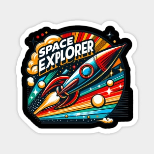 Rocket Space Explorer Magnet