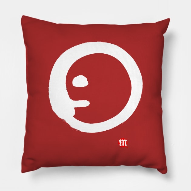 Enso, ensovoorts Pillow by MinistryofCalligraphy