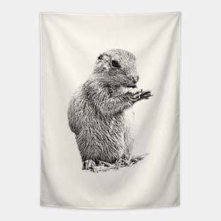 Prairie dog Tapestry