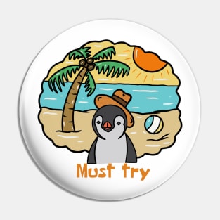 Smart penguin Pin