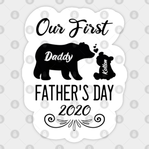Download Daddy And Me First Father S Day Father S Day Gift Idea Father Daughter First Fathers Day Sticker Teepublic