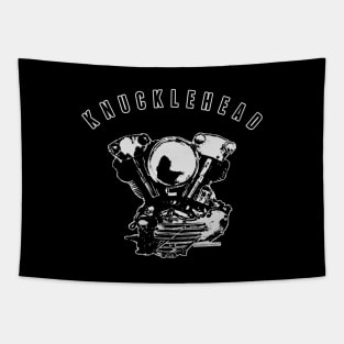 Knucklehead Motorcycle Engine Tapestry