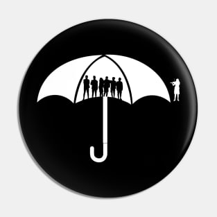 Umbrella Academy Silhouette Pin