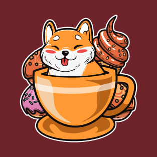 Shiba Coffee T-Shirt