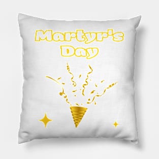 Indian Festivals - Martyr's Day Pillow