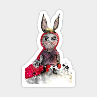 Punk Bunny Magnet