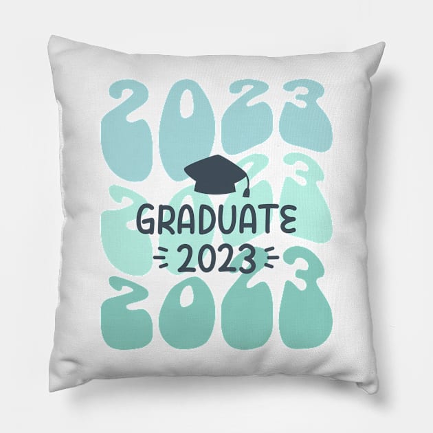 Graduate 2023 Pillow by pokymike