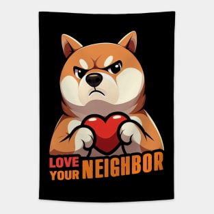 Love Your Neighbor Tapestry